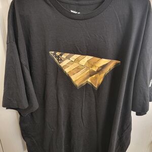 !!! Paper Planes Black Graphic T-Shirt Size 2xl Excellent Condition !!!